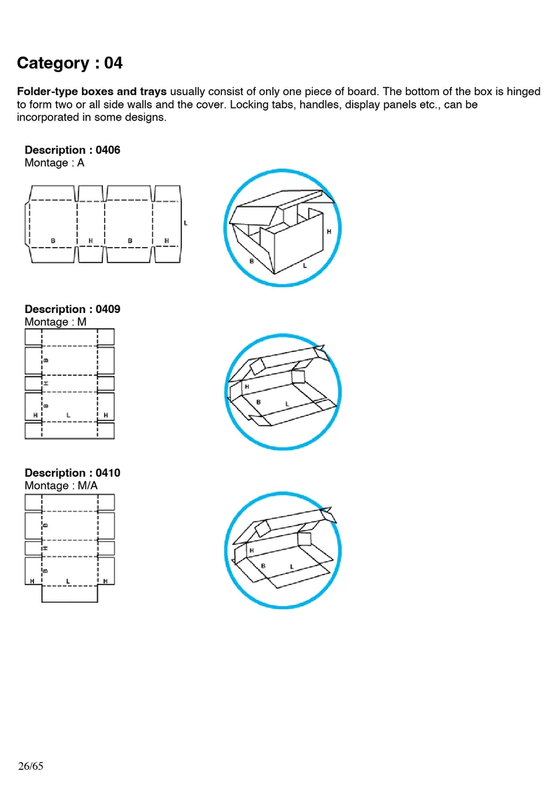 FEFCO 0406, 0407, 0408