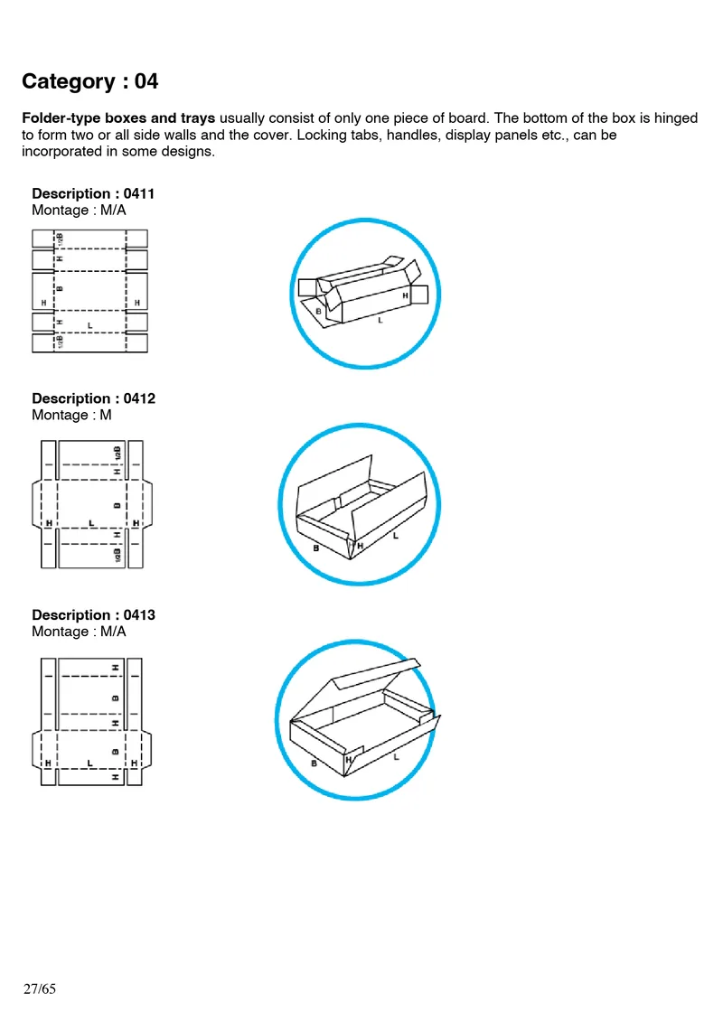 FEFCO 0409, 0410, 0411
