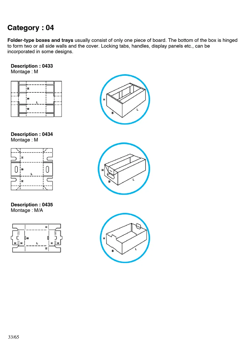 FEFCO 0430, 0431, 0432
