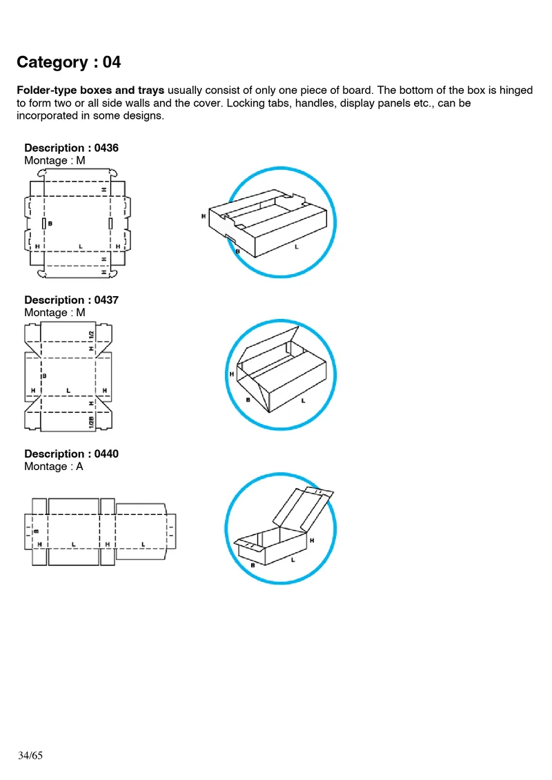 FEFCO 0433, 0434, 0435