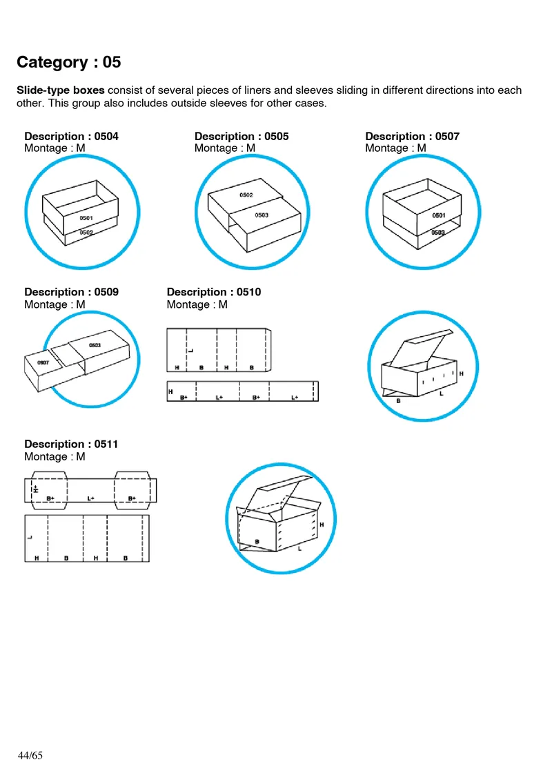 FEFCO 0504, 0505, 0510