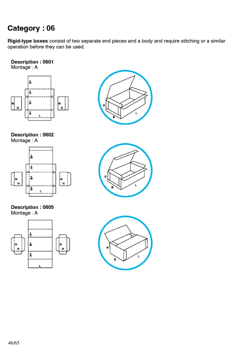 FEFCO 0601, 0602, 0603