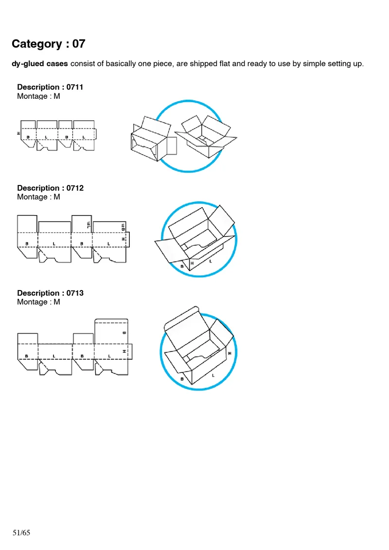 FEFCO 0703, 0710, 0711