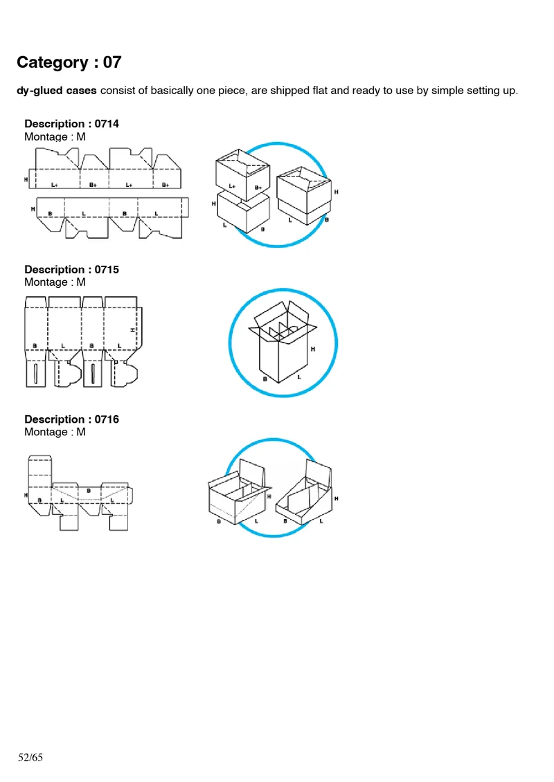 FEFCO 0712, 0713, 0720