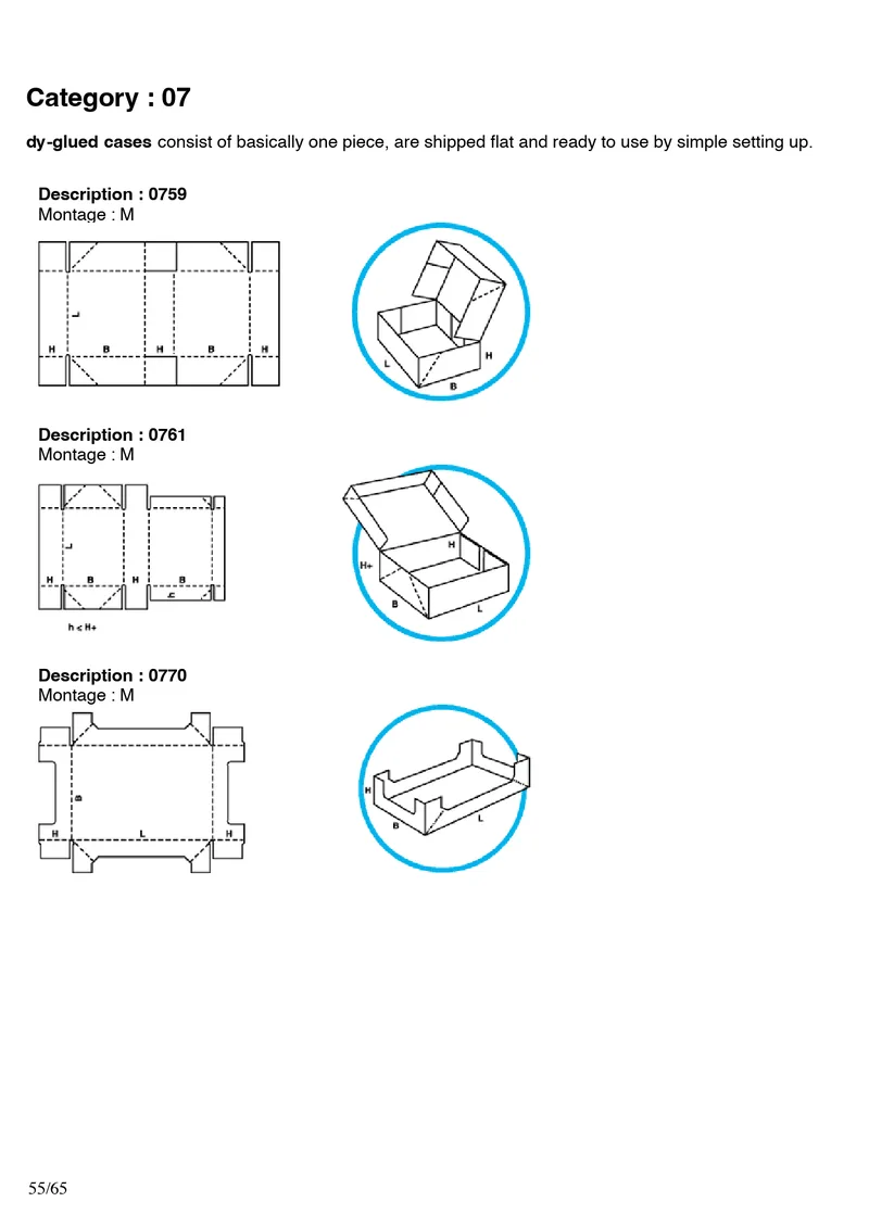 FEFCO 0760, 0761, 0770